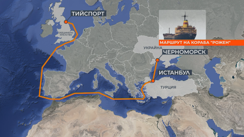 Три кораба с общо 57 тона украинска царевица напуснаха пристанищата