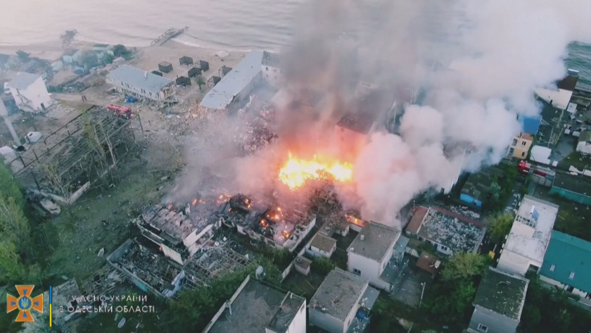 Руски удари в Одеска област и Николаев - разрушени са къщи и почивна база