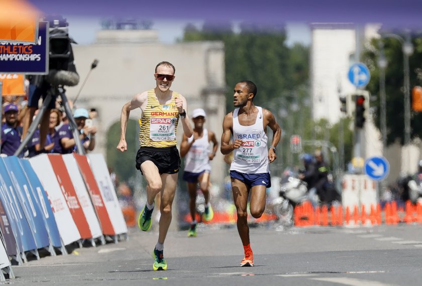 Рихард Рингер спечели маратона при мъжете от Европейското по лека атлетика след драматичен финален спринт