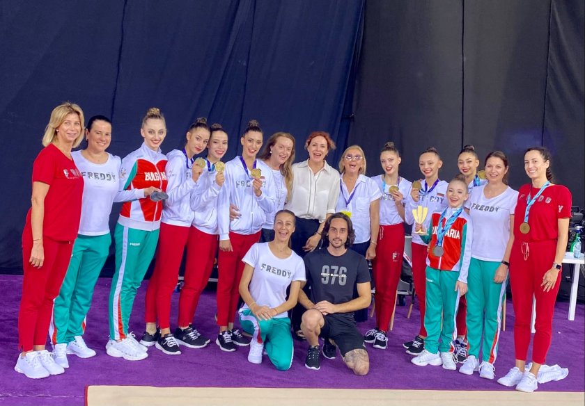 четири титли общо осем медала българия световната купа художествена гимнастика клуж