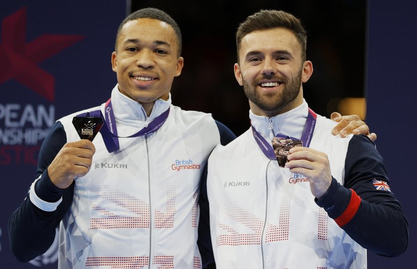 великобритания завърши първо класирането европейското спортна гимнастика