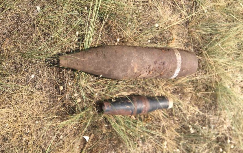 военнослужещи унищожиха невзривени боеприпаси открити шейново