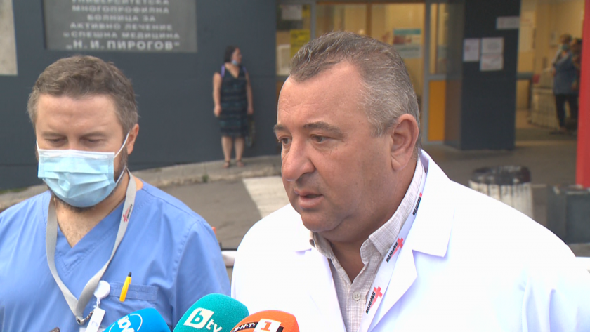 От болница Пирогов тази сутрин дадоха брифинг, на който информираха