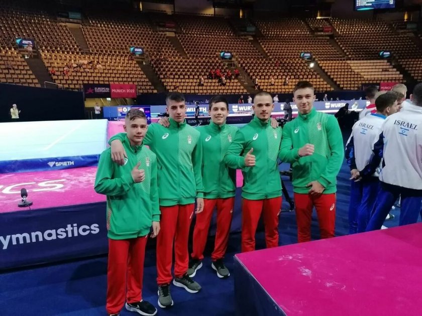 Две шести места за България на финалите при младежите на Европейското по спортна гимнастика в Мюнхен