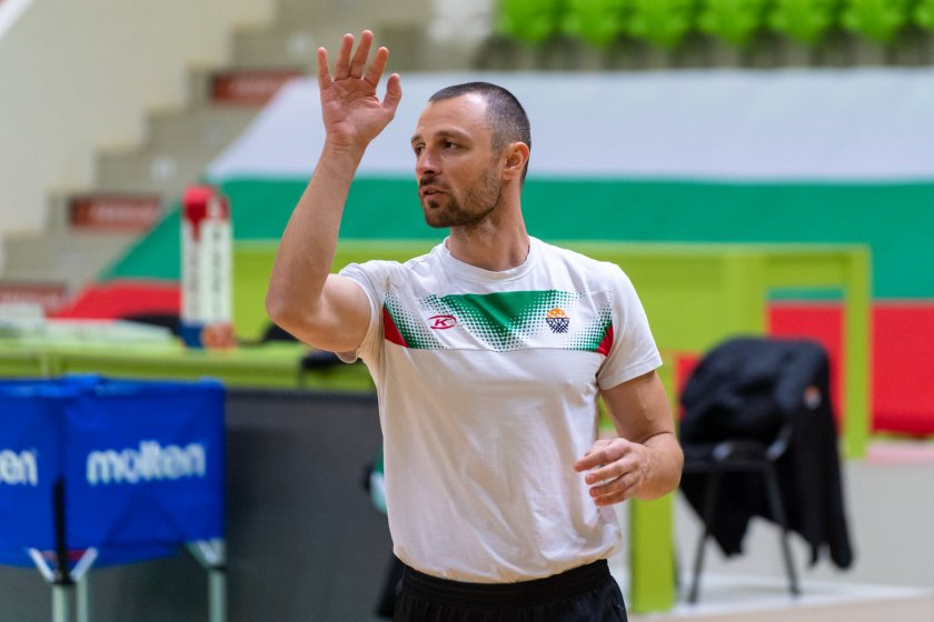 Помощник-треньорът на националния отбор по баскетбол на България Васил Христов