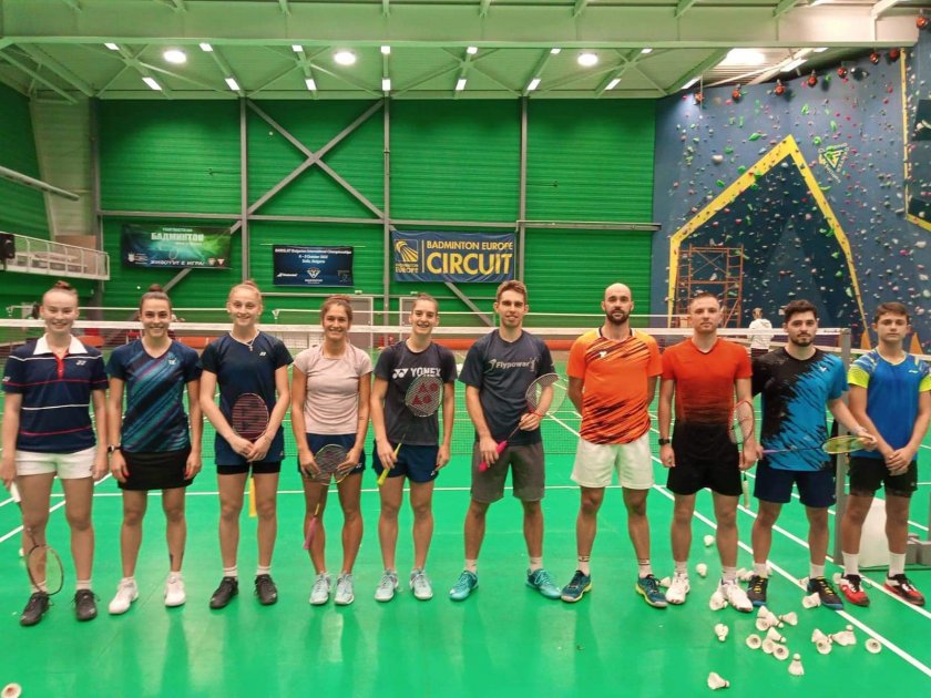 състезателка украйна тренира заедно националния отбор българия бадминтон софия