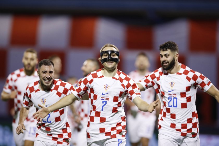 Снимка: Хърватия победи Дания и оглави групата на Франция в Лигата на нациите