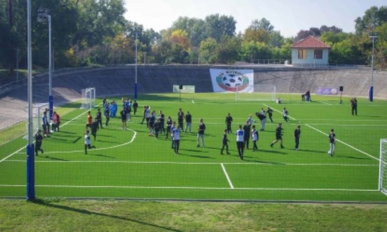 нов футболен терен във Видин, БФС