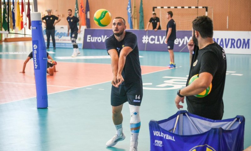 Волейболният първенец на България Хебър Пазарджик проведе тренировка преди мача-реванш
