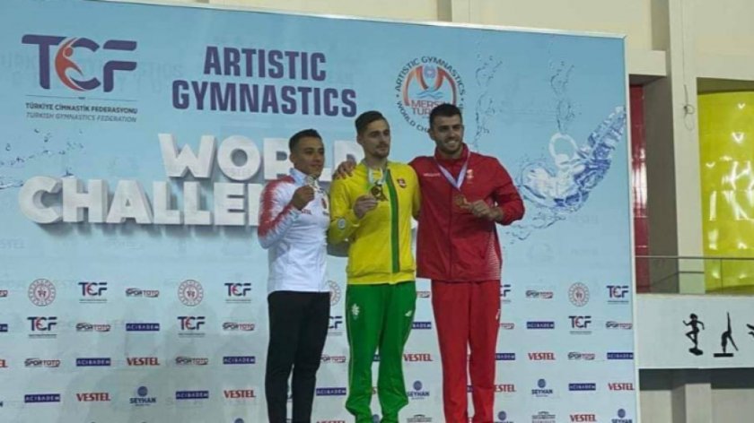 йордан александров бронз световната купа спортна гимнастика