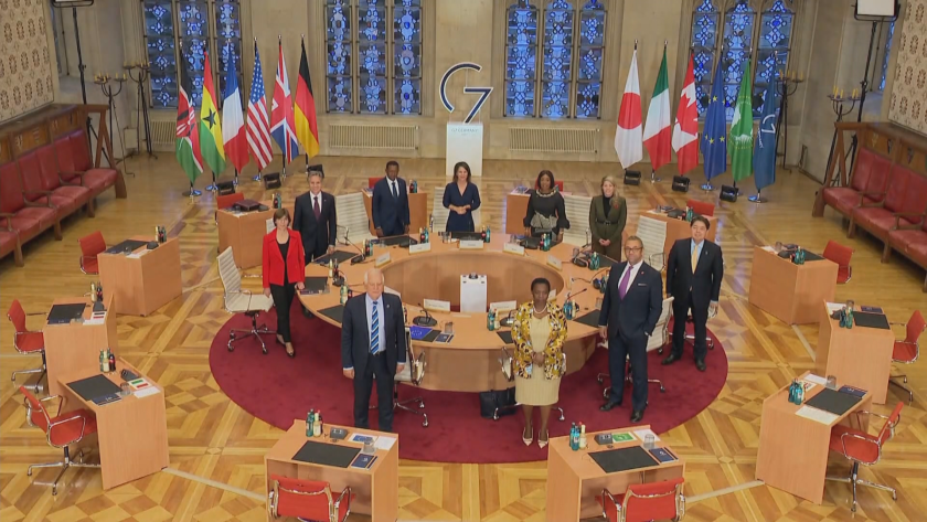 На среща в Мюнстер, Германия, външните министри на седемте най-богати