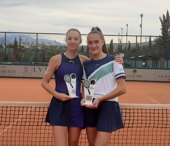 глушкова успя спечели титлата двойките турнир тенис гърция