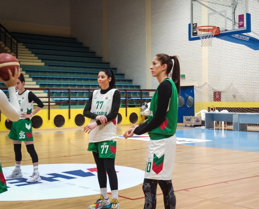 българските баскетболистки проведоха първа тренировка вуковар