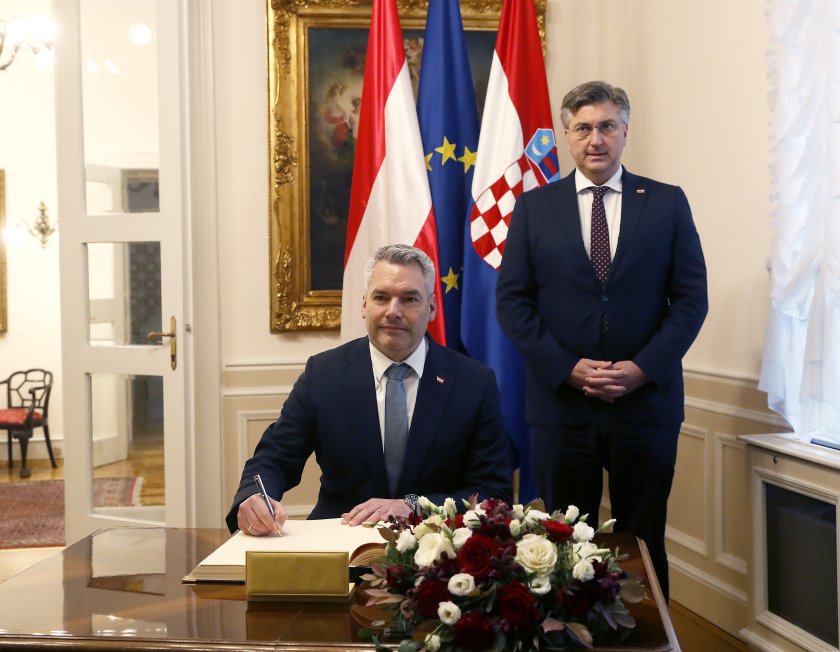 австрийският канцлер подкрепим хърватия шенген бъдем критични българия румъния