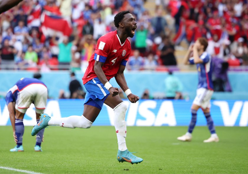 Коста Рика победи Япония с минималното 1:0 в мач от