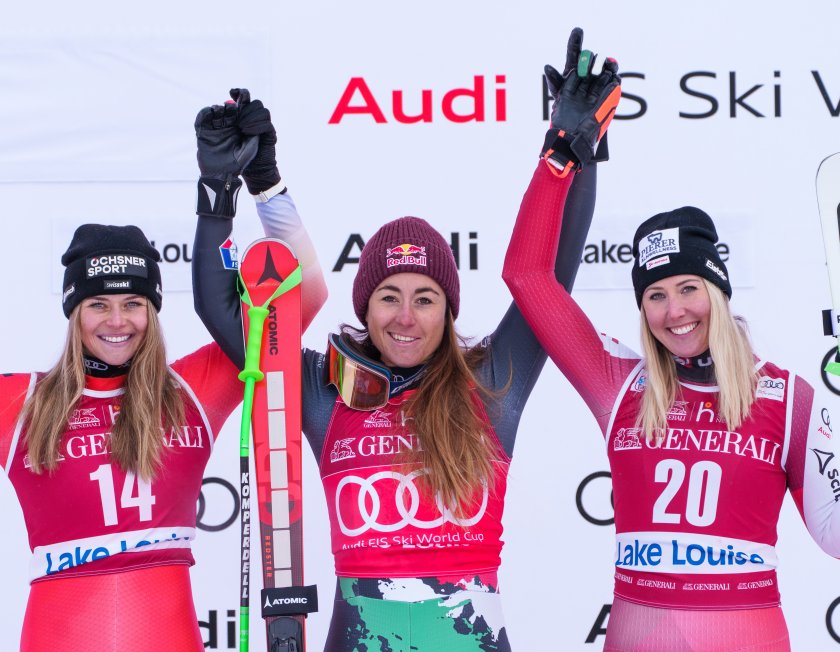 София Годжа триумфира в първото спускане за сезона от Световната купа по ски алпийски дисциплини