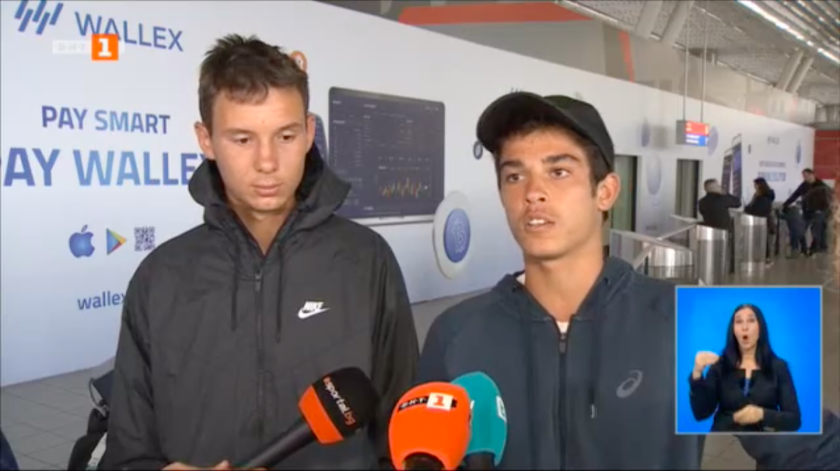 Българските тенисисти Илиян Радулов и Адрияно Дженев са доволни и