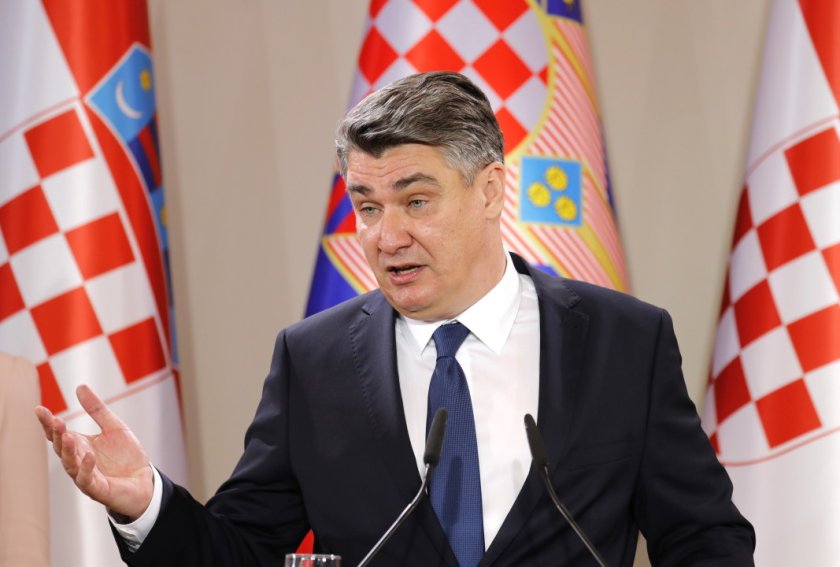 Президентът на Хърватия Зоран Миланович 