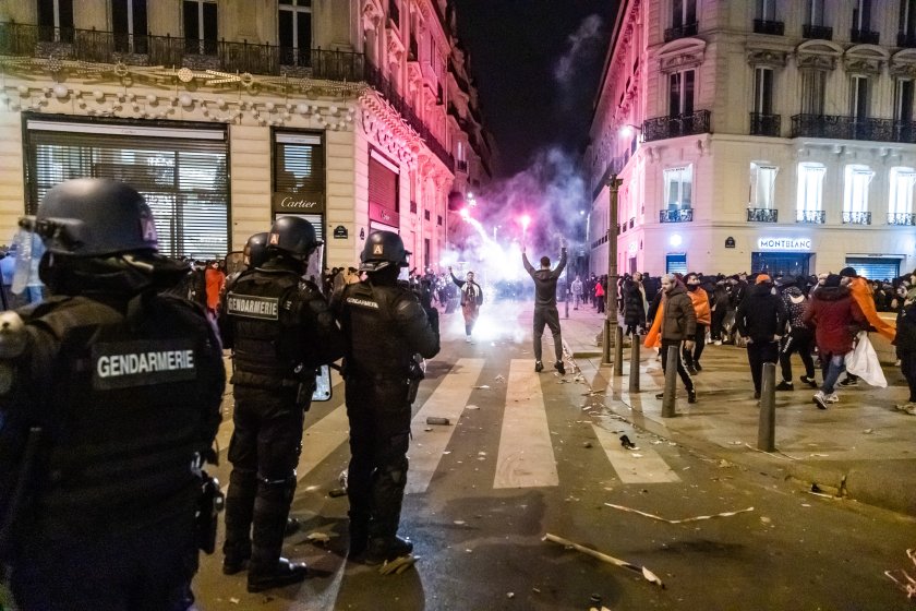 сблъсъци фенове полиция лондон париж двубоите катар