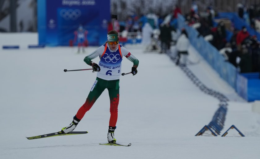Най-добрата българска биатлонистка Милена Тодорова завърши 46-та в преследването на
