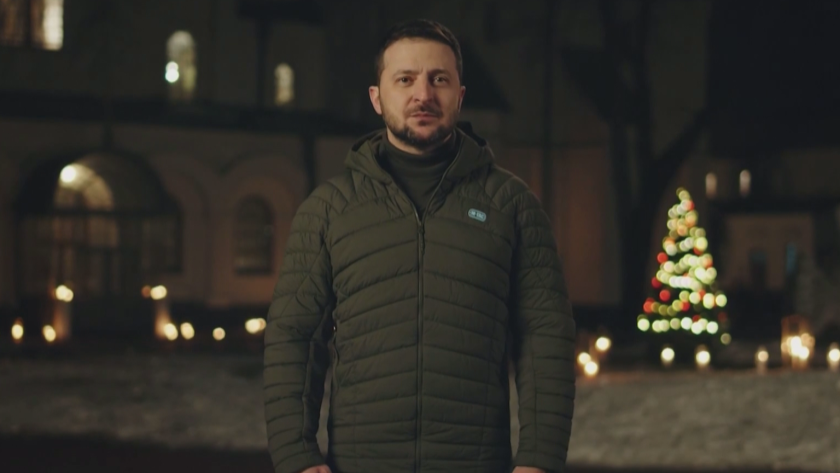 Зеленски на Коледа: Украинците ще останат непокорени въпреки руските нападения