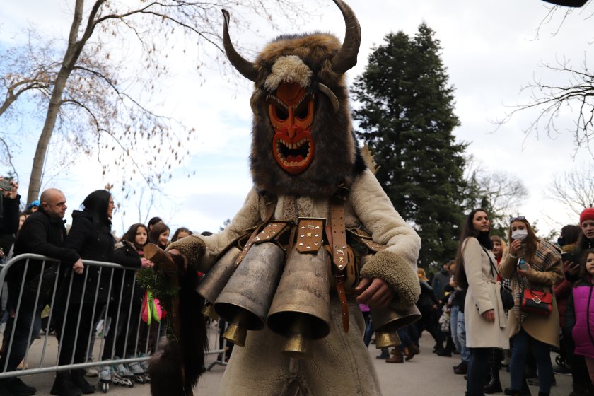 Над 200 дефилиращи сурвакари, майстори на маски, фолклорен танцов ансамбъл