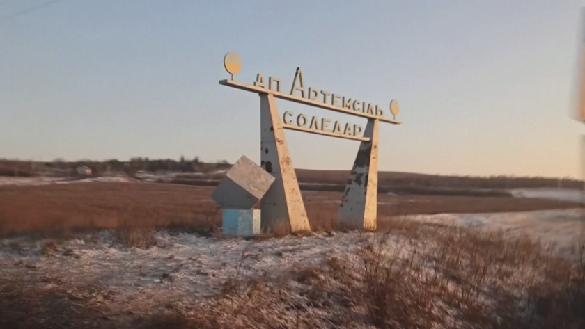 Русия обяви победа в източния украински град Соледар в Донецка