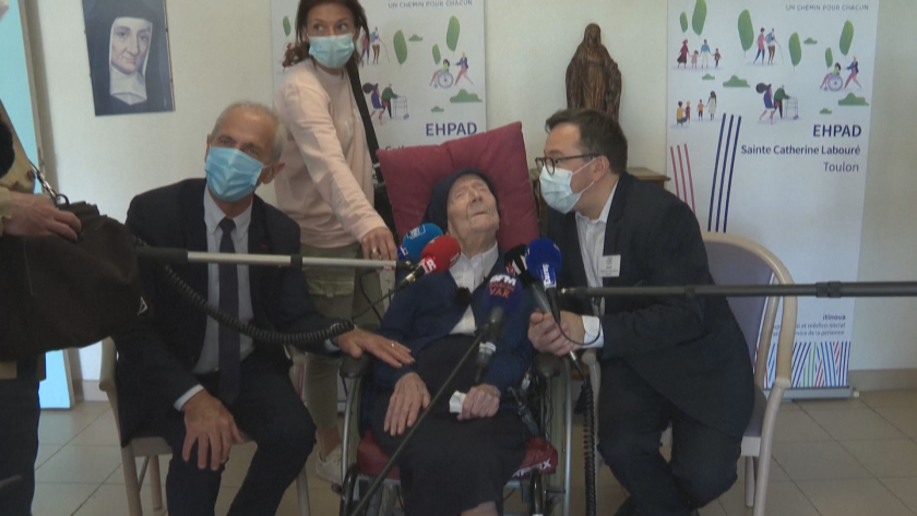 Почина най-възрастният човек в света. 118-годишната французойка Люсил Рандон си