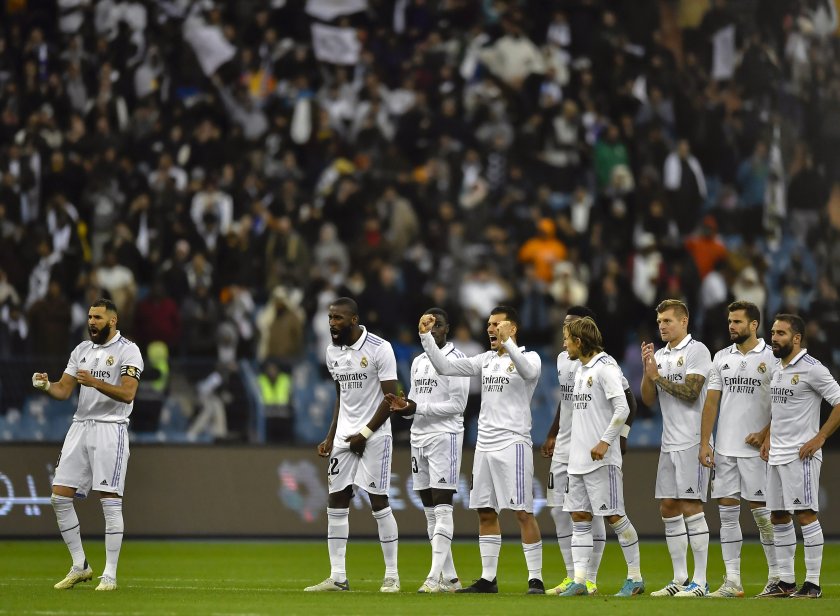 Отборът на Реал Мадрид постигна обрат от 0:2 до 3:2