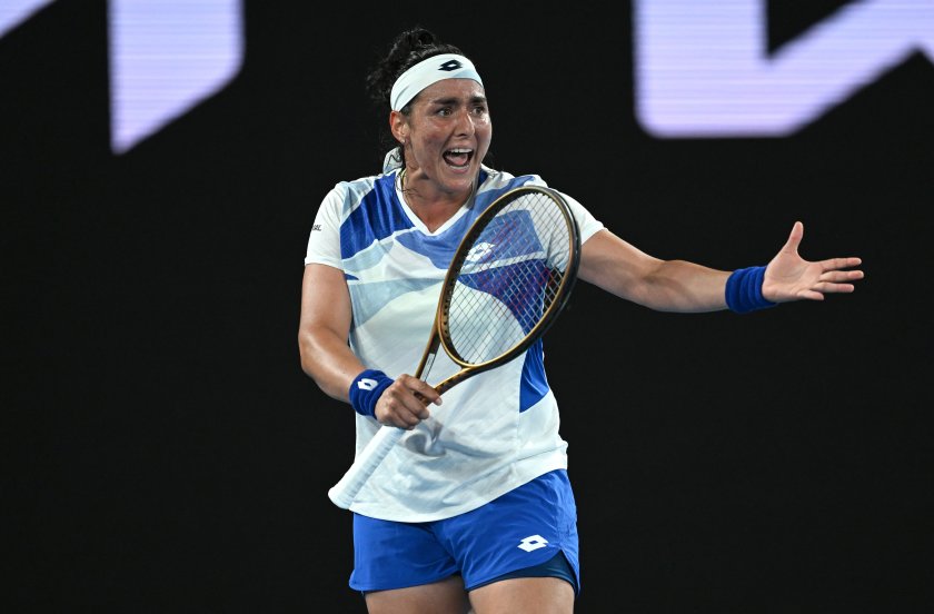 световната женския тенис онс жабер отпадна втория кръг australian open