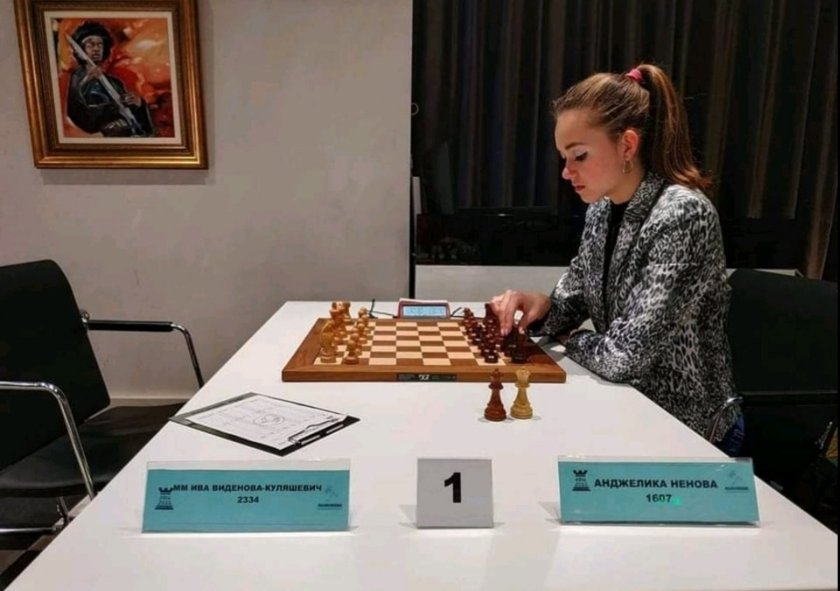 годишната анджелика ненова поднесе изненадата петия ден държавното шахмат