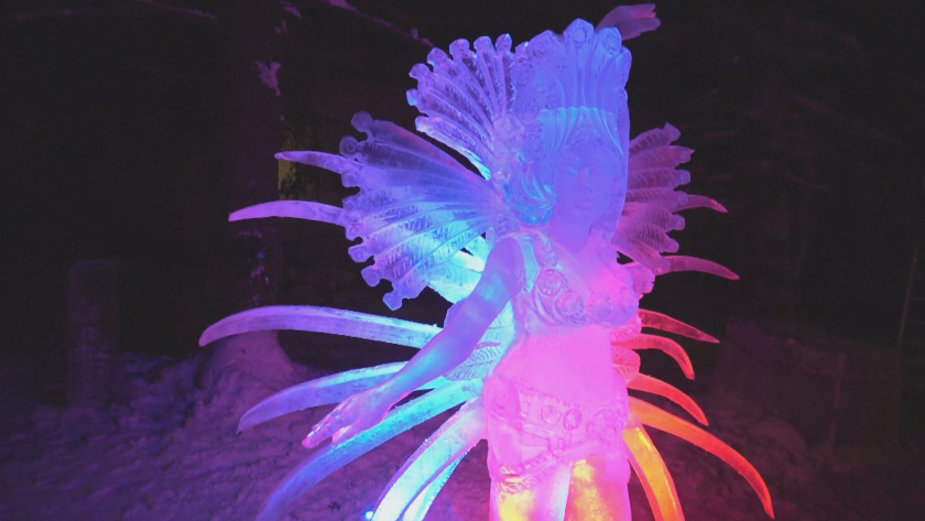 Представиха ледени скулптури в ски курорт на фестивал в Словакия