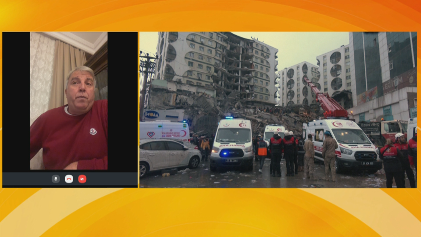 Хората прекараха нощта в палаткови болници и лагери. Червеният полумесец