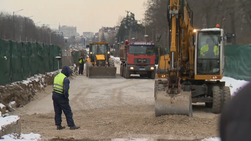 Започна вторият етап от ремонта на трамвайното трасе по линия 5 в София