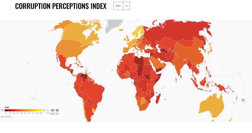 България е поставена на 72-о място в Индзекса за корупция