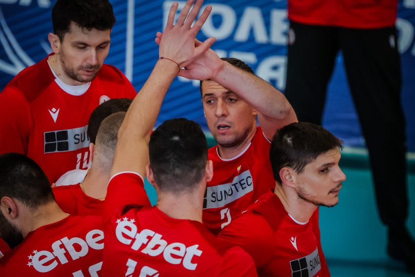 цска излезе начело волейболното първенство мъжете чист успех черно море