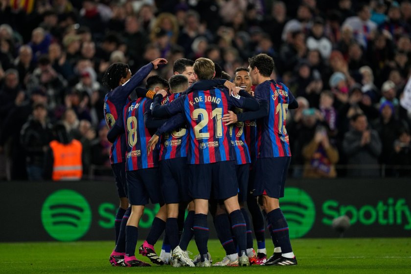 Отборът на Барселона постигна петата си поредна победа в испанското