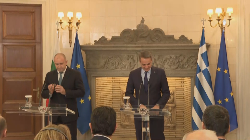 Президентът Румен Радев е на посещение в гръцката столица Атина