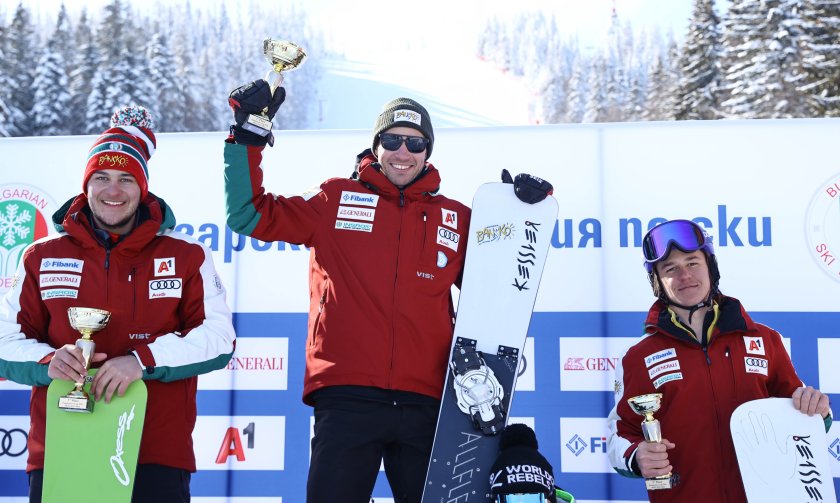 Най-добрият български сноубордист Радослав Янков спечели и втория старт на ФИС в дисциплината паралелен слалом за Купа 