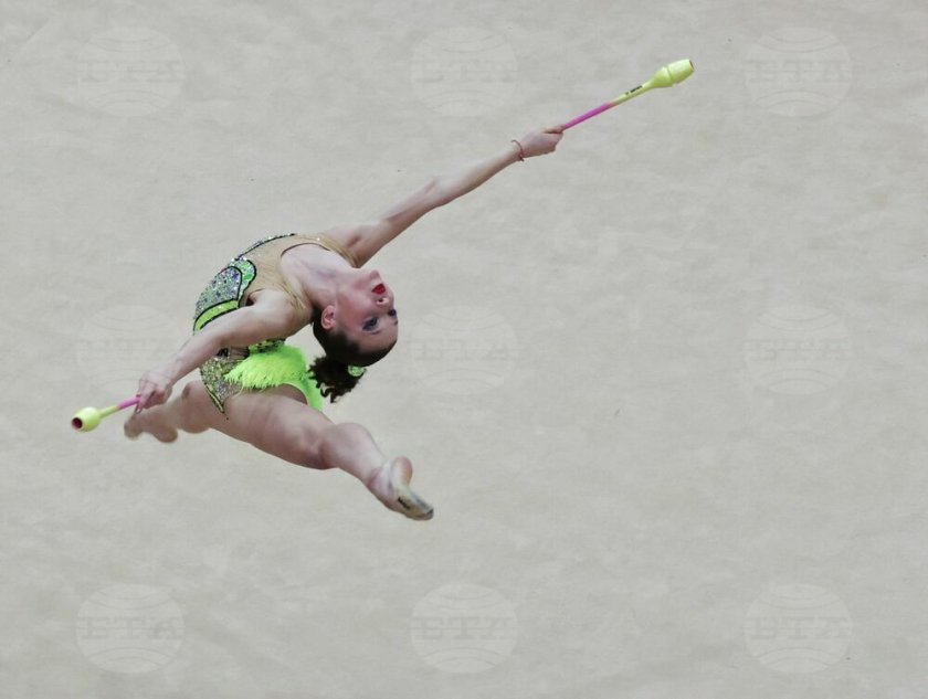осем медала българия международния турнир художествена гимнастика афродита къп атина