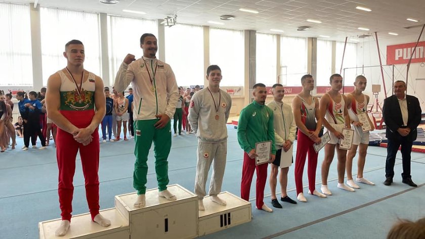 димитър димитров божидар златанов две титли държавното първенство гимнастика