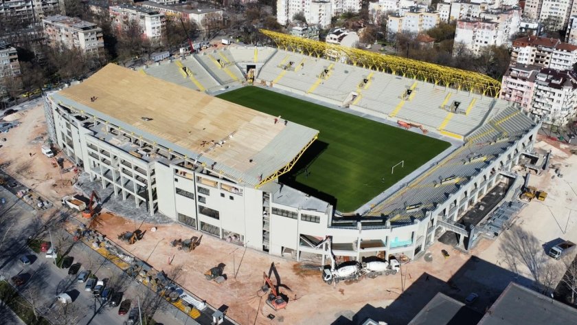 Фирмата изпълнител на строежа на стадион Христо Ботев в Пловдив