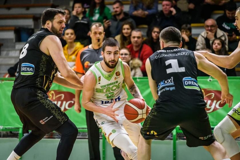берое отстъпи милениум последния мач редовния сезон балканската лига баскетбол