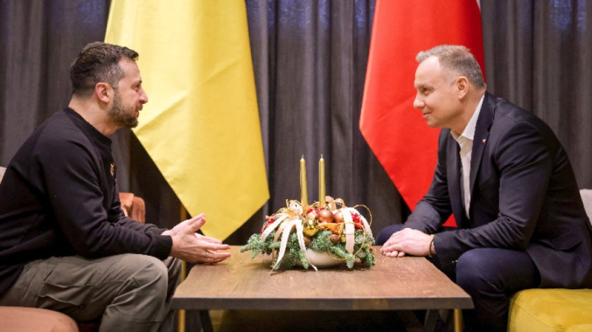 Президентът на Украйна Володимир Зеленски ще посети Полша на 5