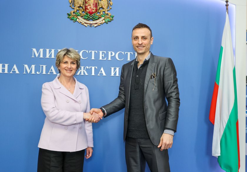 министър лечева бербатов срещнаха обсъдят българския футбол