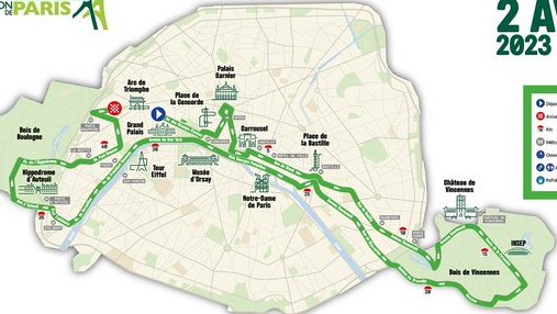 парижкият маратон проведе неделя