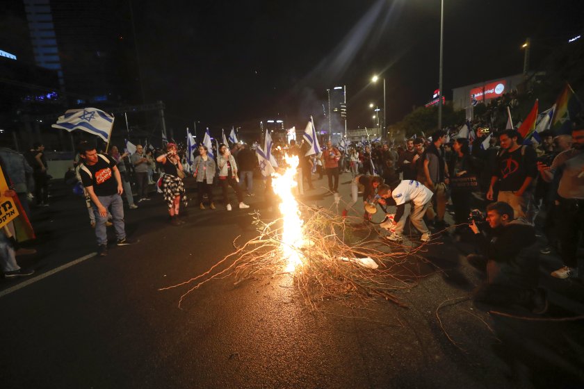 Отново масови протести срещу съдебната реформа в Израел