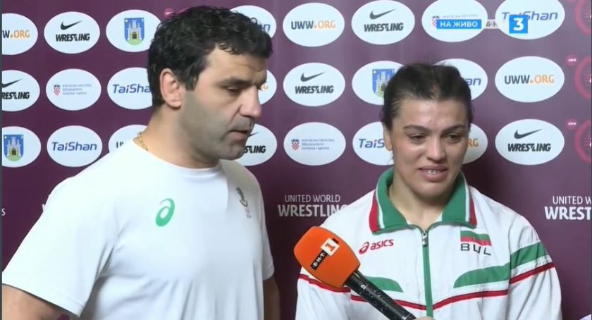 Треньорът на женския национален отбор на България по борба –