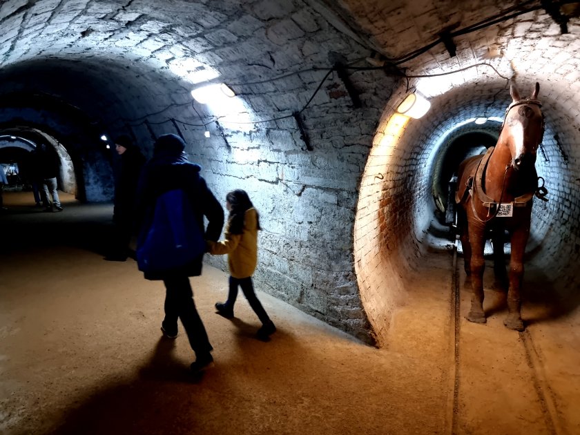 разходка подземния музей рудник bdquoстарите руднициldquo снимки