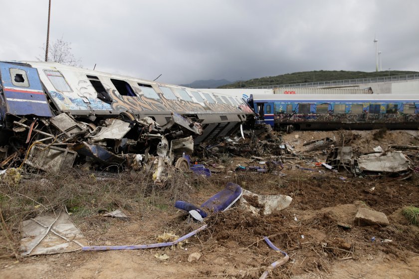 Железопътната катастрофа в прохода Темпе в Гърция от 28 февруари,